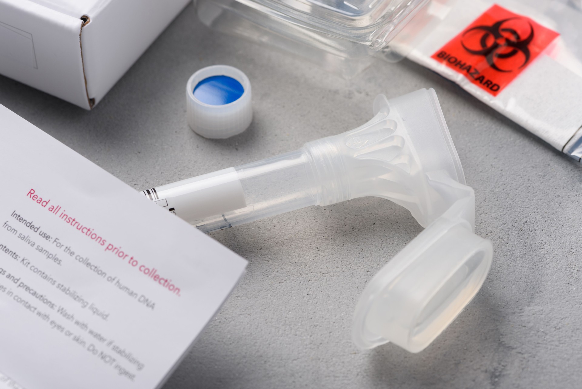 DNA genome saliva  collection kit